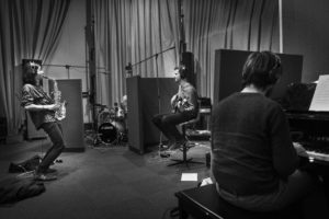 Hugo Lee music recording session