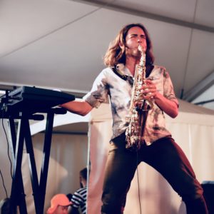 saxophone keyboard synth nannup music festival jack the fox